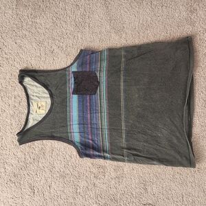 Striped Gray Tank Top